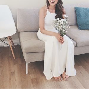 Lulus white dress wedding
